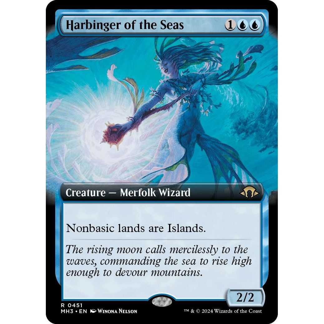 Image for Harbinger of the Seas (Extended Art) (451) (MH3) - Magic: The Gathering