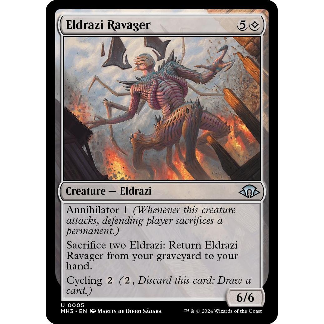 Image for Eldrazi Ravager (5) (MH3) - Magic: The Gathering