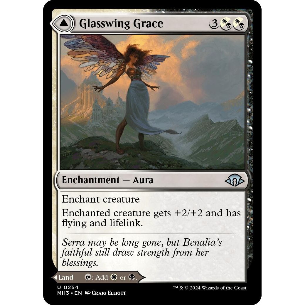 Image for Glasswing Grace (254) (MH3) - Magic: The Gathering