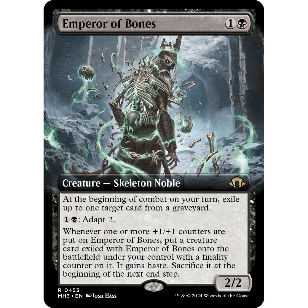 Image for Emperor of Bones (Extended Art) (453) (MH3) - Magic: The Gathering