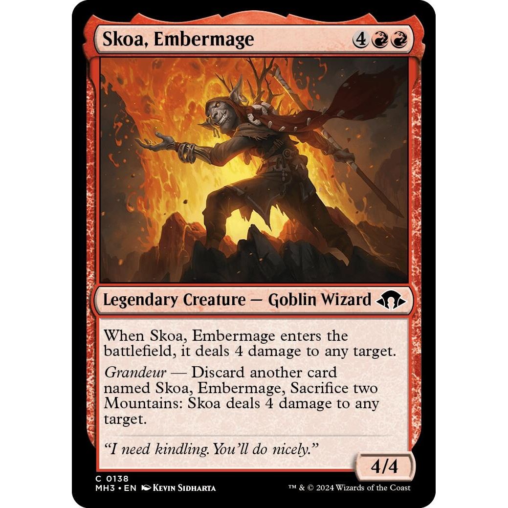 Image for Skoa, Embermage (138) (MH3) - Magic: The Gathering