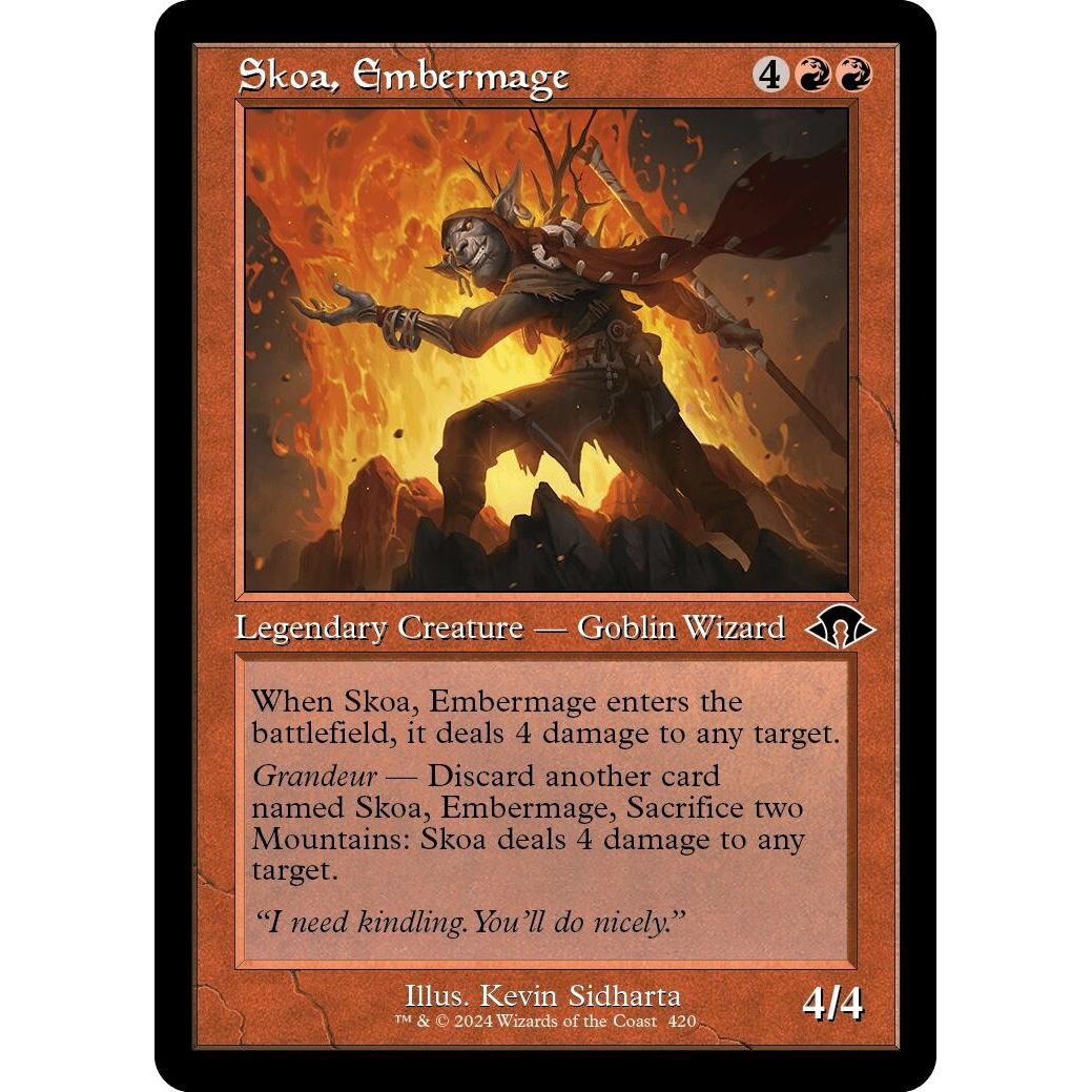Image for Skoa, Embermage (Retro Frame) (420) (MH3) - Magic: The Gathering