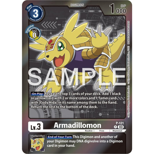 Image for Armadillomon - P-121 (Digimon Adventure Box 2024) (P-121 P) (D-PR) - Digimon Card Game