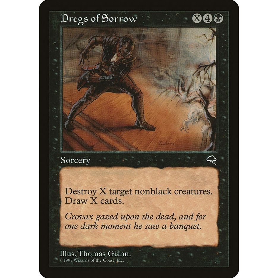 Image for Dregs of Sorrow (131) (TMP) - Magic: The Gathering