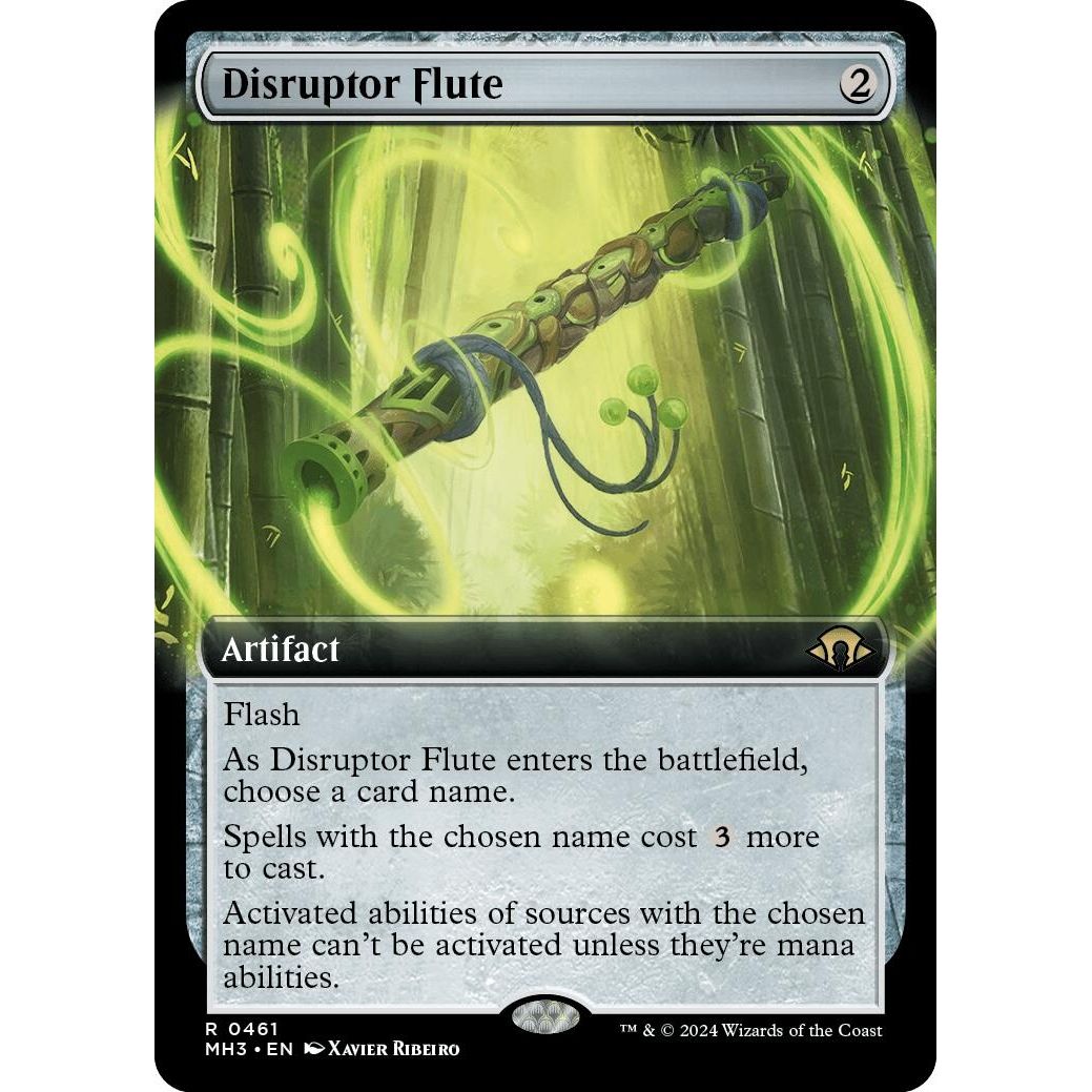 Image for Disruptor Flute (Extended Art) (461) (MH3) - Magic: The Gathering