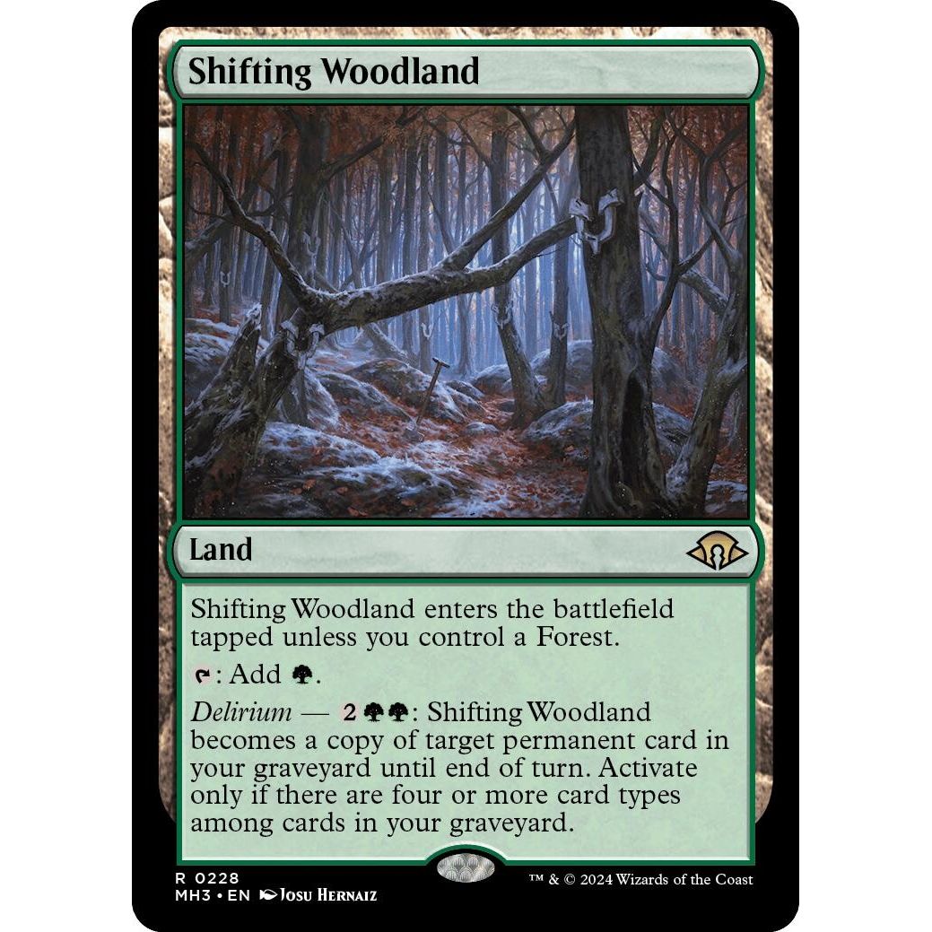 Image for Shifting Woodland (228) (MH3) - Magic: The Gathering