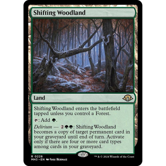 Image for Shifting Woodland (228) (MH3) - Magic: The Gathering