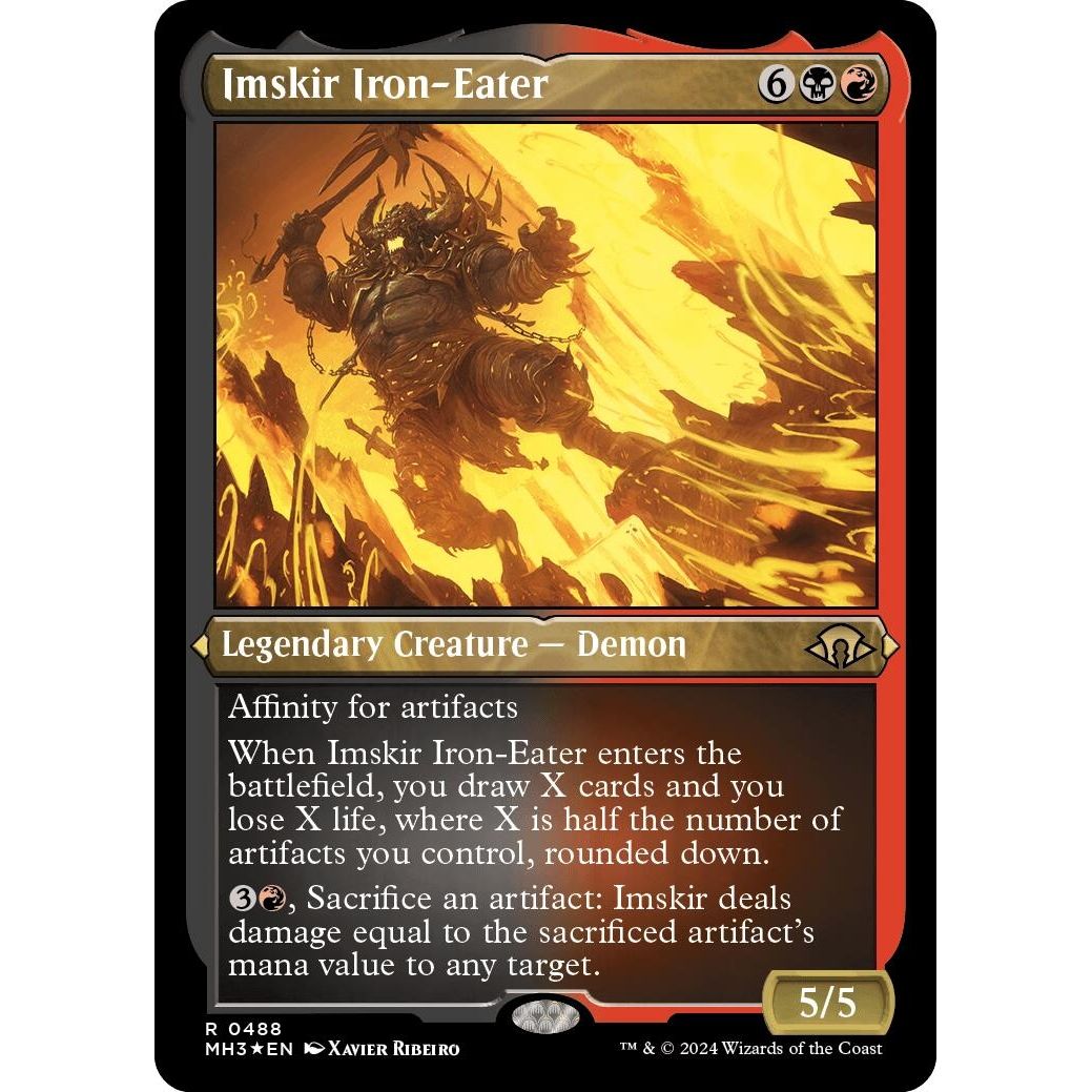 Image for Imskir Iron-Eater (Foil Etched) (488) (MH3) - Magic: The Gathering