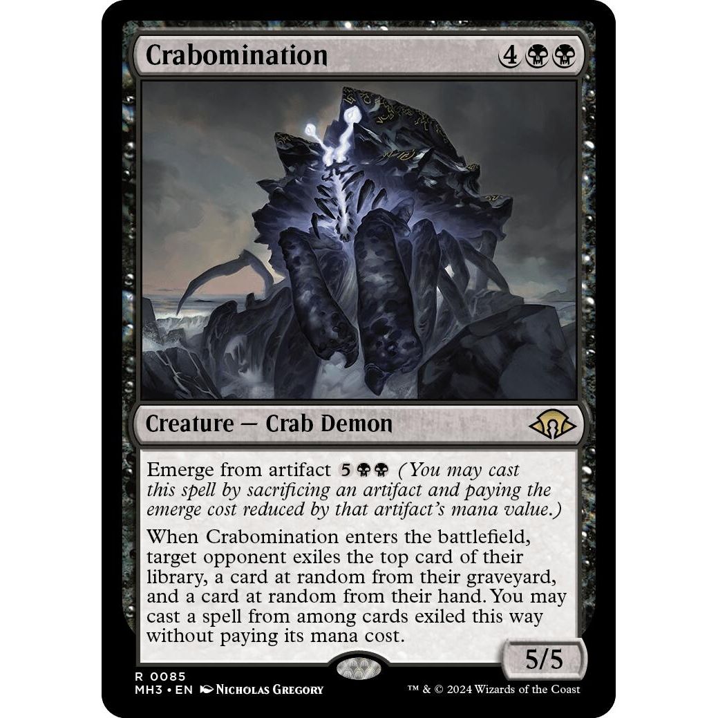 Image for Crabomination (85) (MH3) - Magic: The Gathering