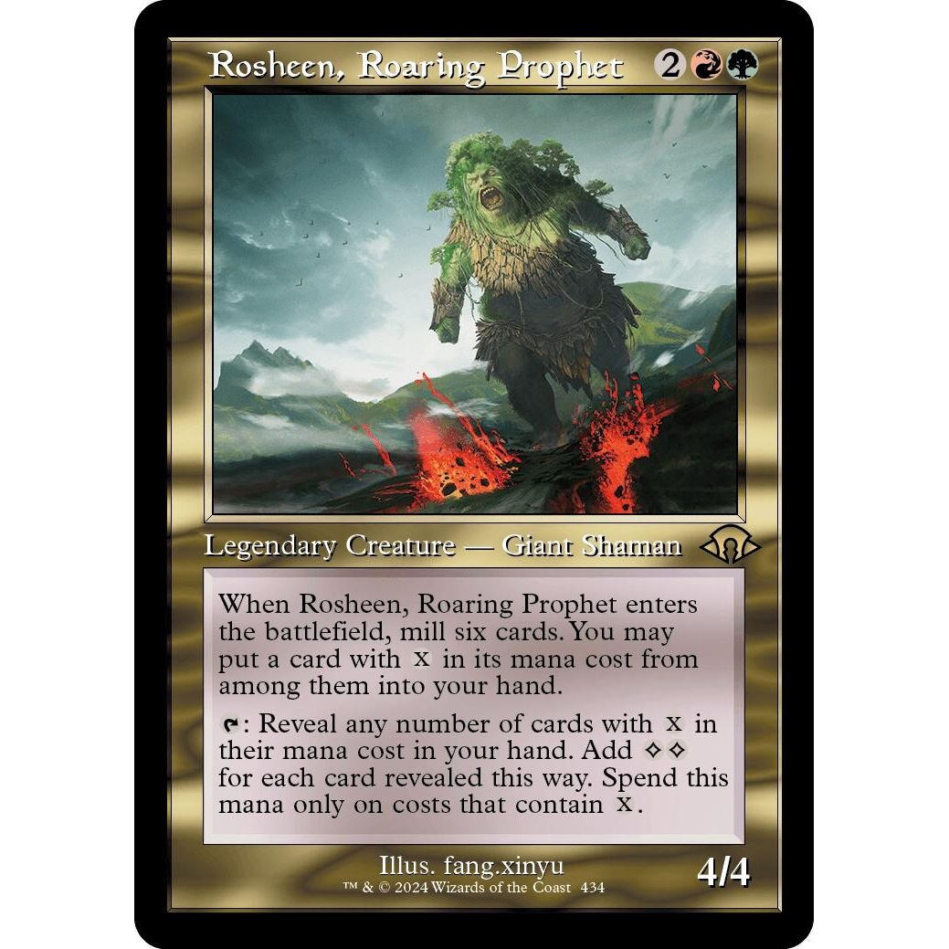 Image for Rosheen, Roaring Prophet (Retro Frame) (434) (MH3) - Magic: The Gathering