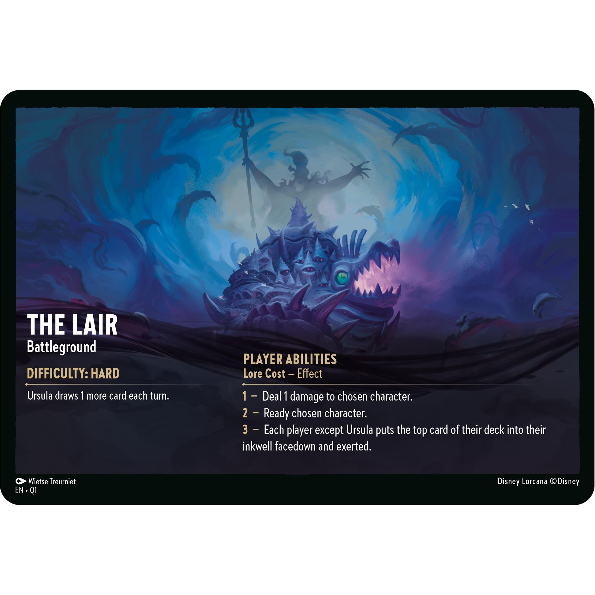 Image for The Lair // Infinite Wrath - Battleground (Oversized) (Q1) - Disney Lorcana