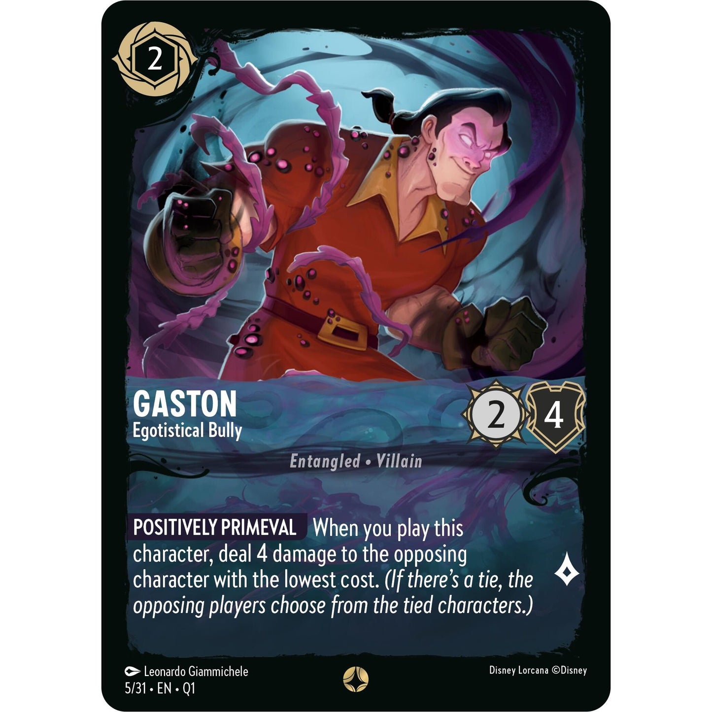Image for Gaston - Egotistical Bully (5/31) (Q1) - Disney Lorcana
