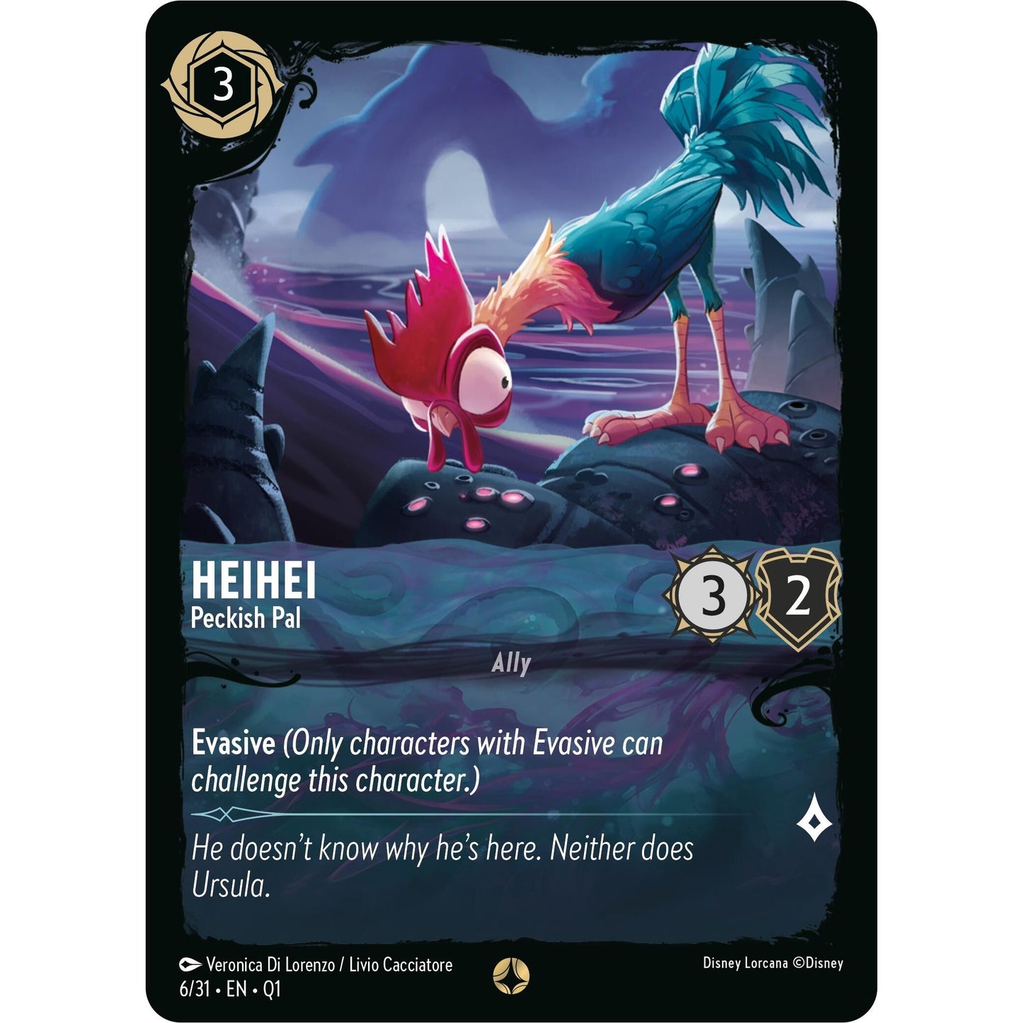 Image for HeiHei - Peckish Pal (6/31) (Q1) - Disney Lorcana