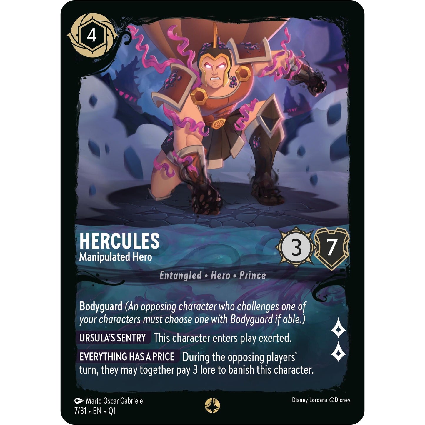 Image for Hercules - Manipulated Hero (7/31) (Q1) - Disney Lorcana