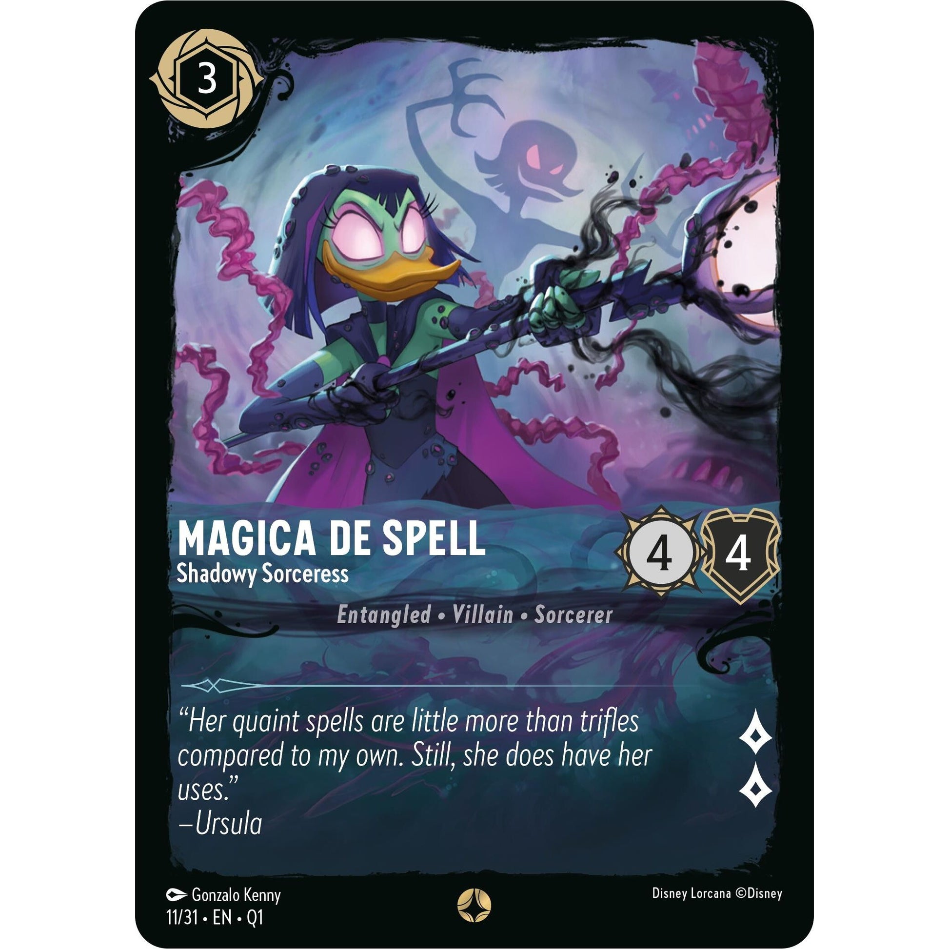 Image for Magica De Spell - Shadowy Sorceress (11/31) (Q1) - Disney Lorcana