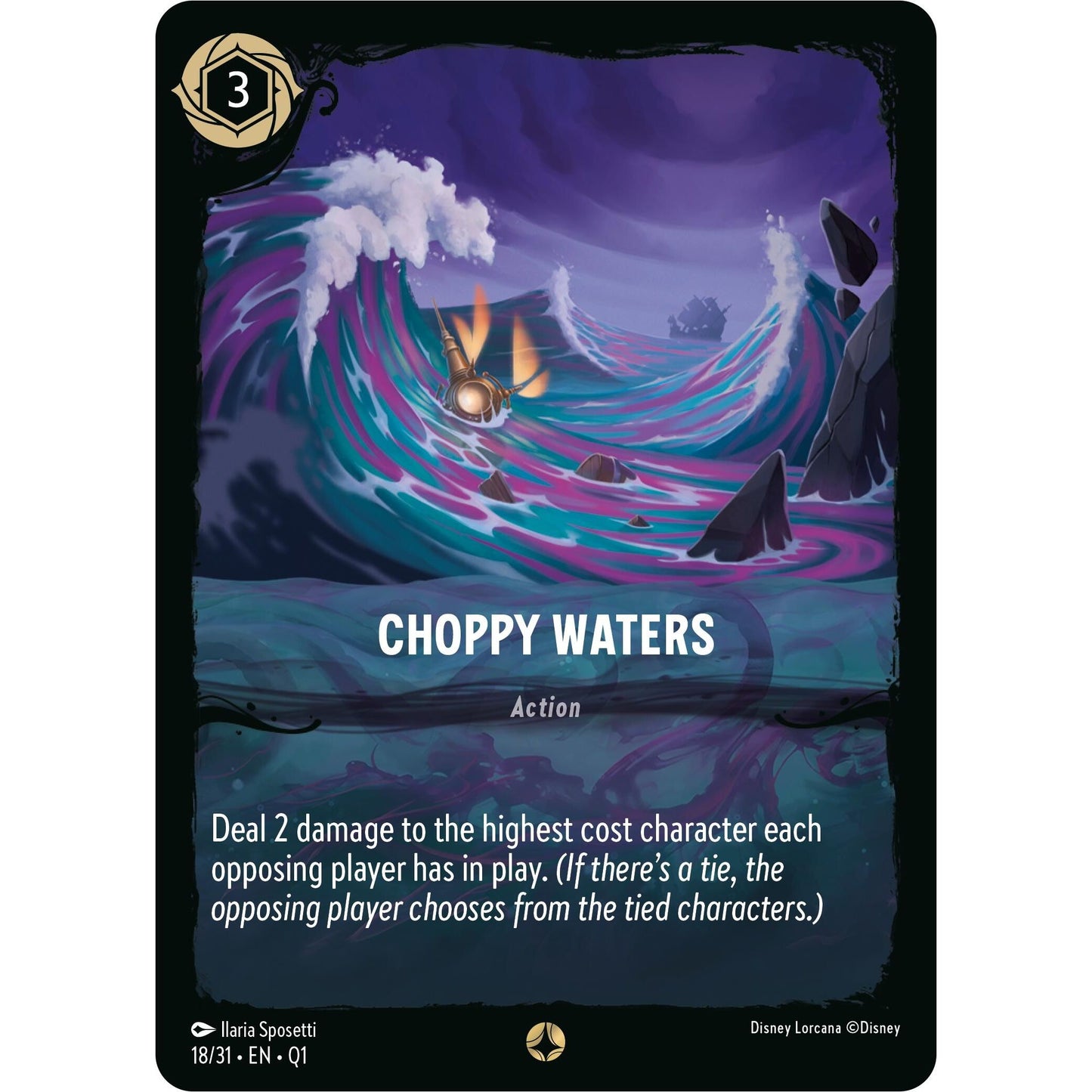 Image for Choppy Waters (18/31) (Q1) - Disney Lorcana