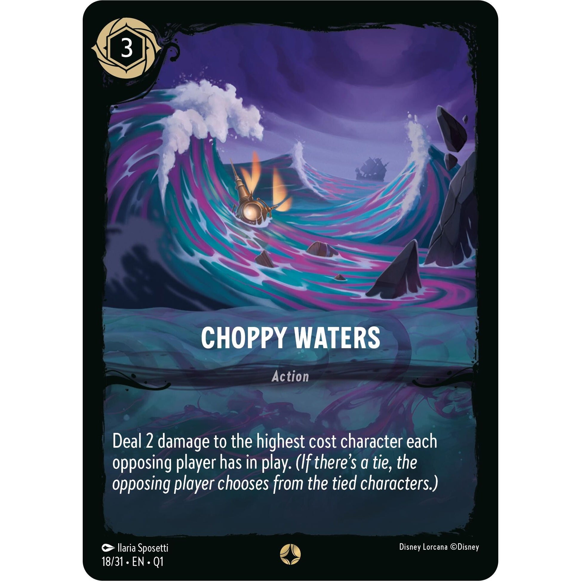Image for Choppy Waters (18/31) (Q1) - Disney Lorcana
