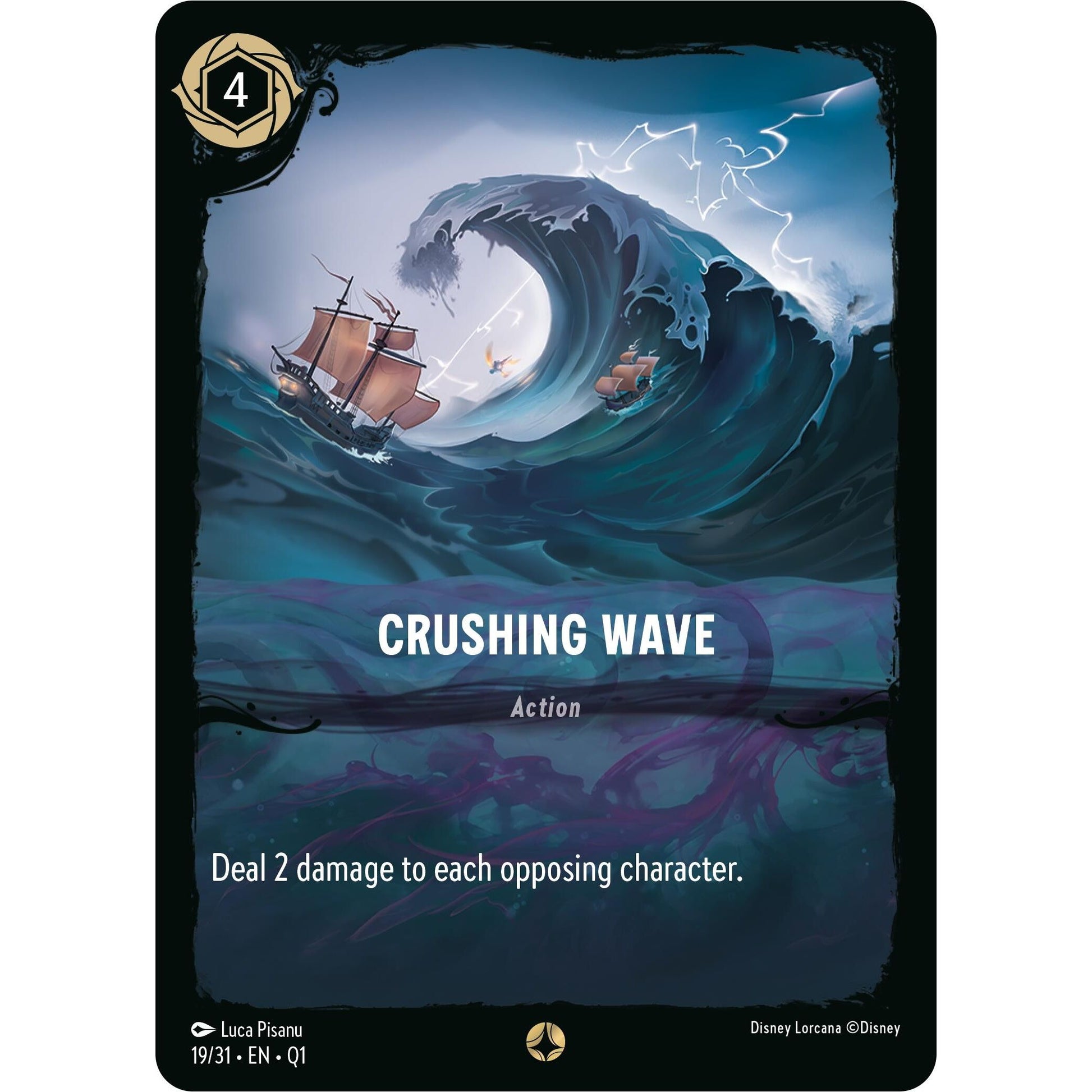 Image for Crushing Wave (19/31) (Q1) - Disney Lorcana