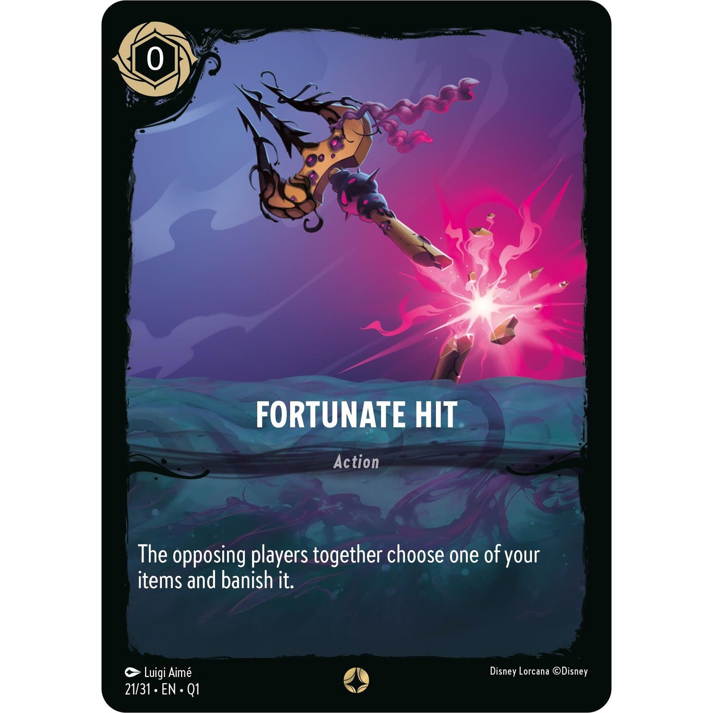 Image for Fortunate Hit (21/31) (Q1) - Disney Lorcana