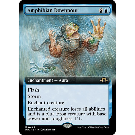 Image for Amphibian Downpour (Extended Art) (449) (MH3) - Magic: The Gathering