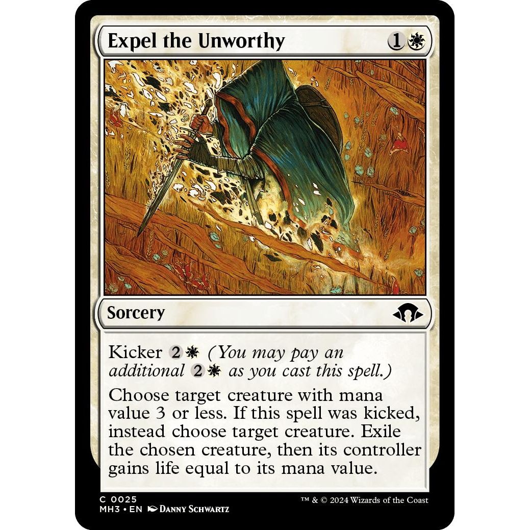 Image for Expel the Unworthy (25) (MH3) - Magic: The Gathering