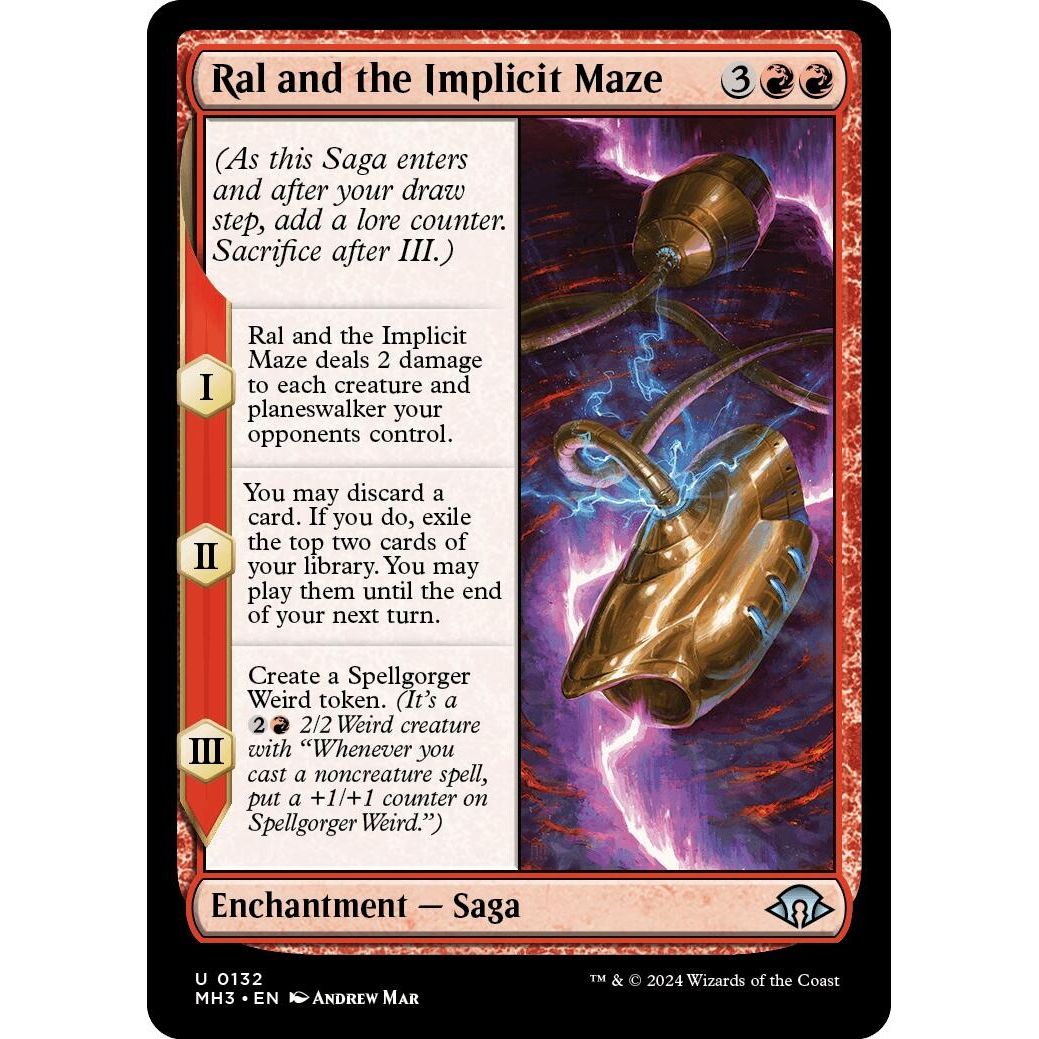 Image for Ral and the Implicit Maze (132) (MH3) - Magic: The Gathering