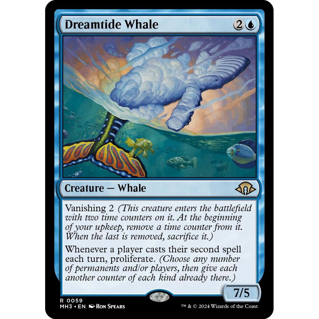 Image for Dreamtide Whale (59) (MH3) - Magic: The Gathering