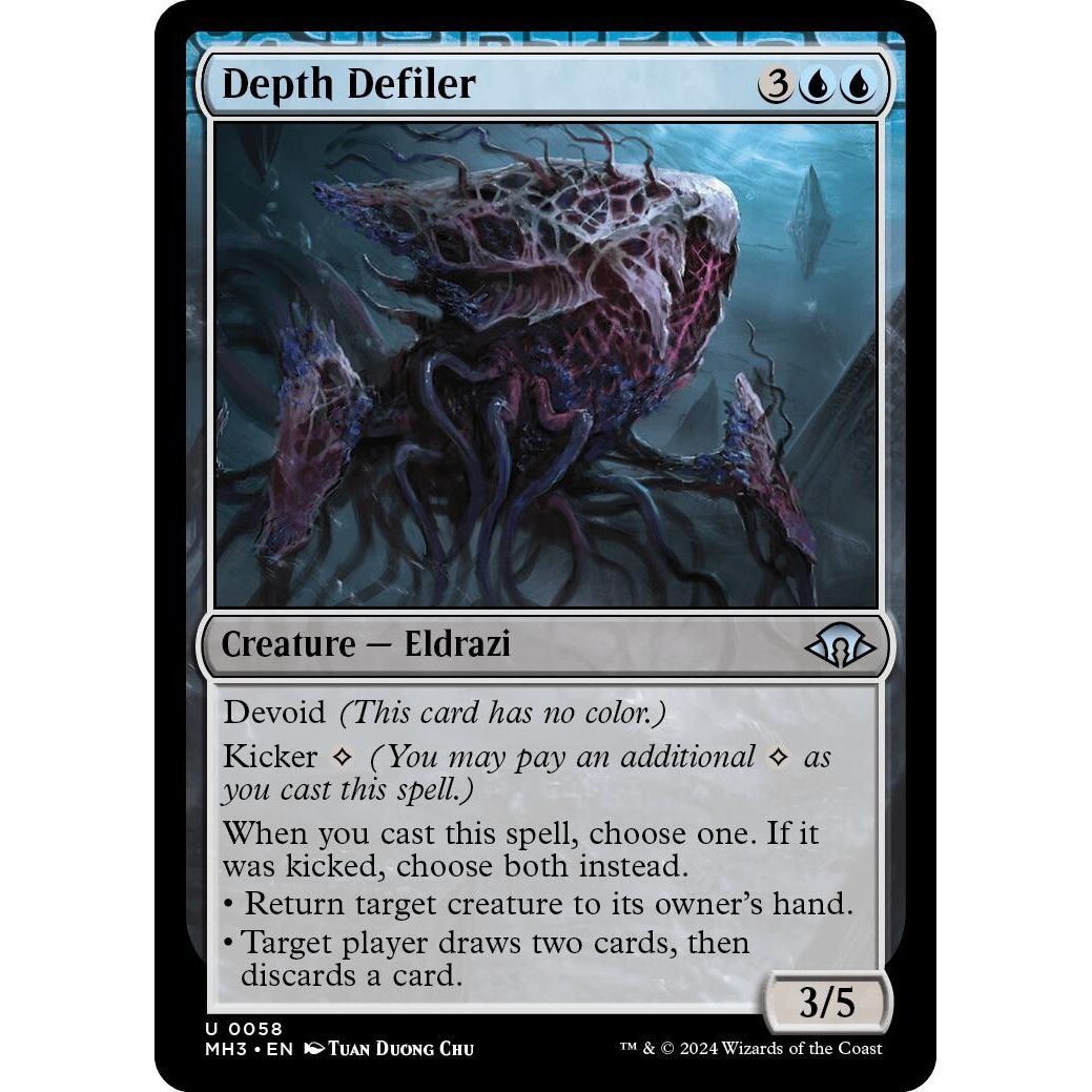 Image for Depth Defiler (58) (MH3) - Magic: The Gathering