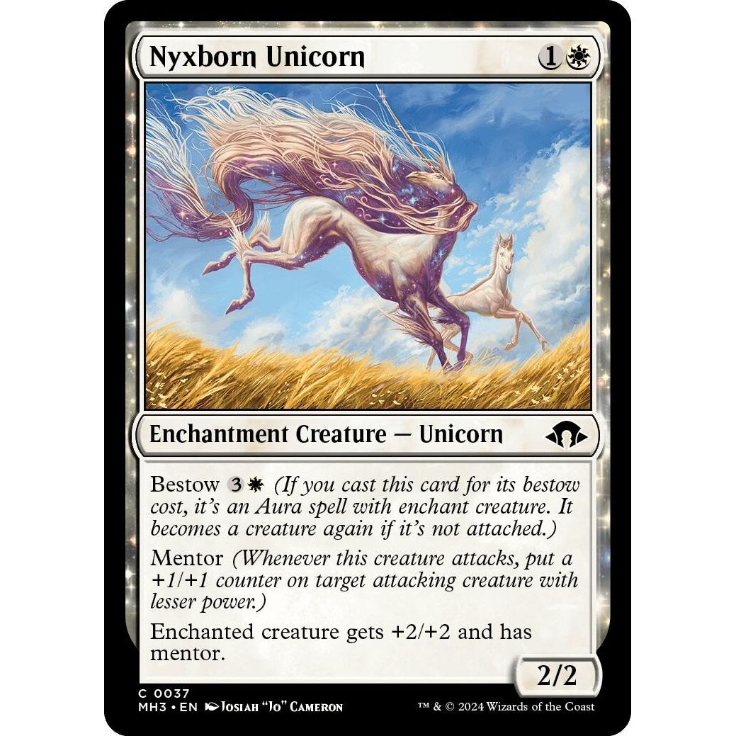 Image for Nyxborn Unicorn (37) (MH3) - Magic: The Gathering