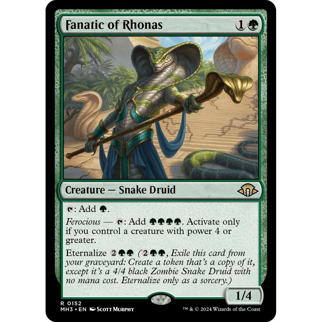 Image for Fanatic of Rhonas (152) (MH3) - Magic: The Gathering