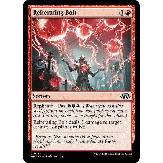 Image for Reiterating Bolt (134) (MH3) - Magic: The Gathering