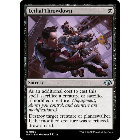 Image for Lethal Throwdown (99) (MH3) - Magic: The Gathering