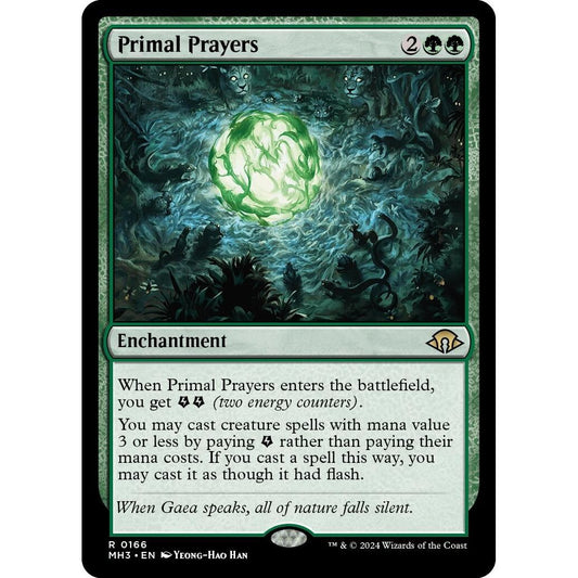 Image for Primal Prayers (166) (MH3) - Magic: The Gathering