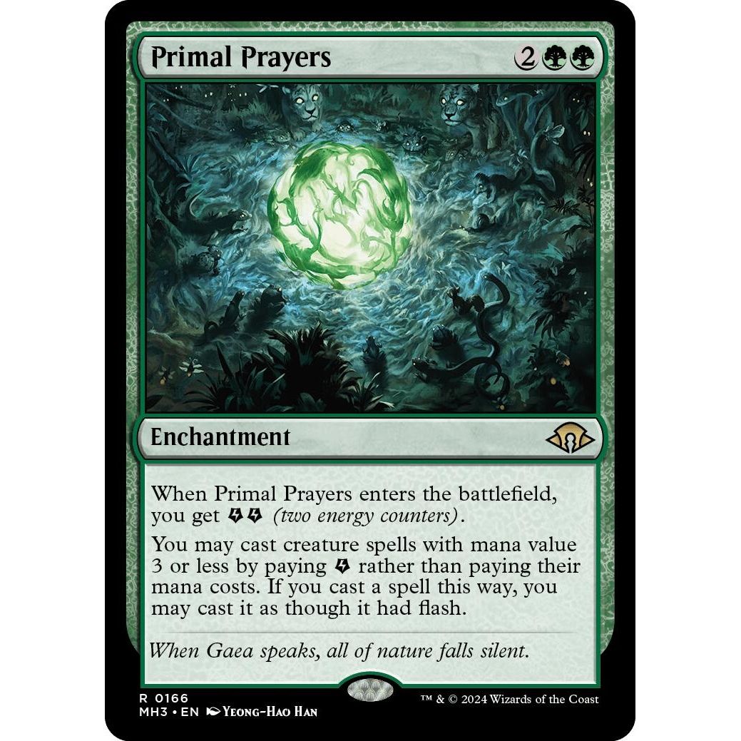 Image for Primal Prayers (166) (MH3) - Magic: The Gathering