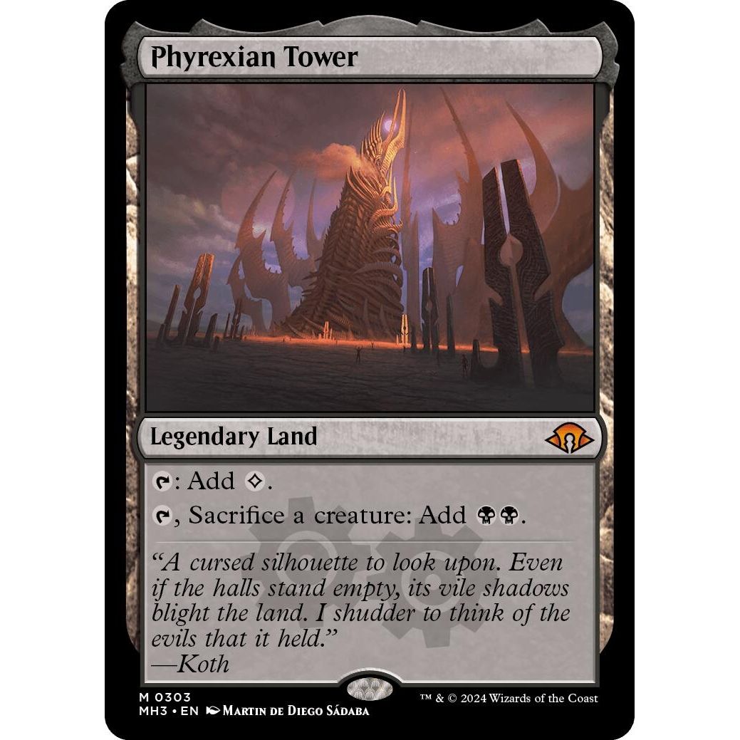 Image for Phyrexian Tower (303) (MH3) - Magic: The Gathering
