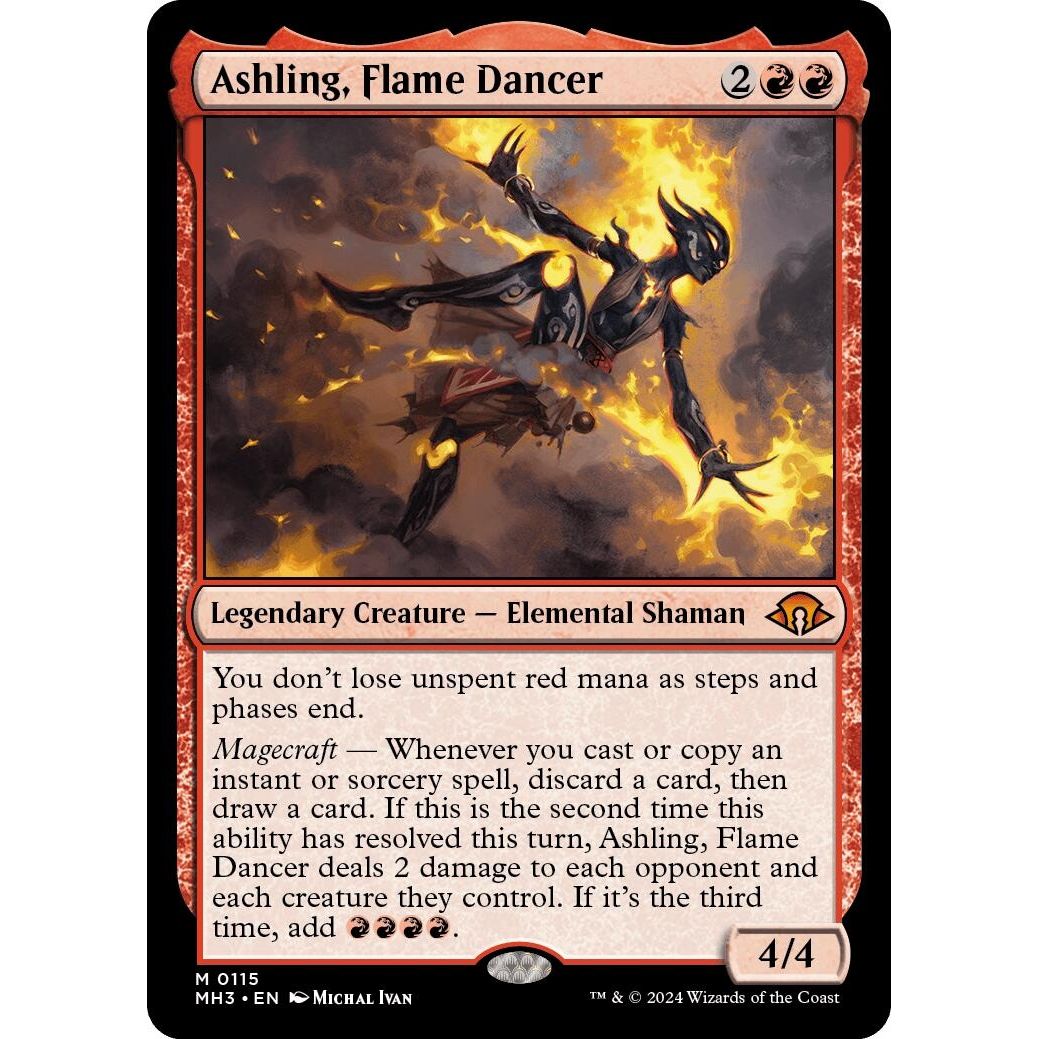 Image for Ashling, Flame Dancer (115) (MH3) - Magic: The Gathering