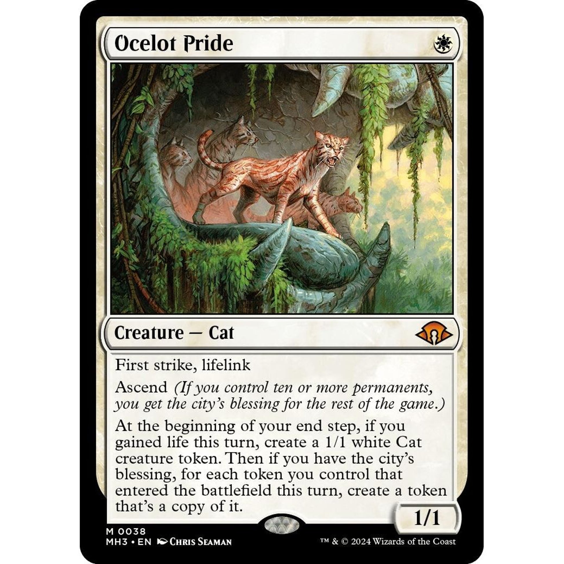Image for Ocelot Pride (38) (MH3) - Magic: The Gathering