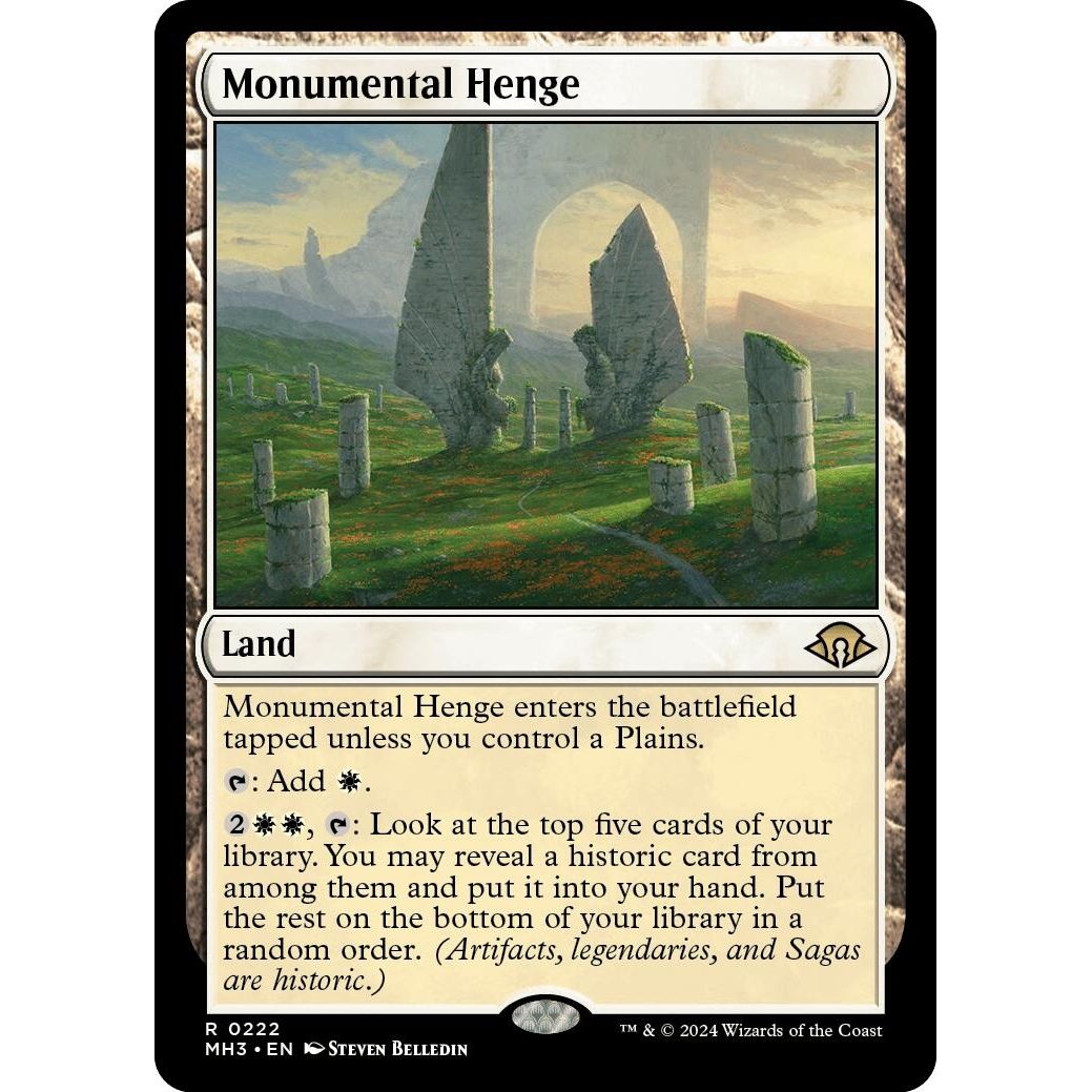 Image for Monumental Henge (222) (MH3) - Magic: The Gathering