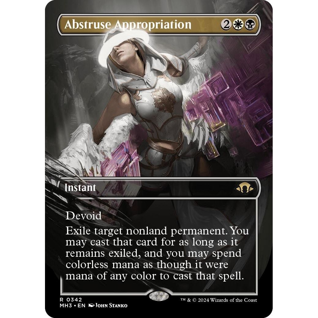 Image for Abstruse Appropriation (Borderless) (342) (MH3) - Magic: The Gathering