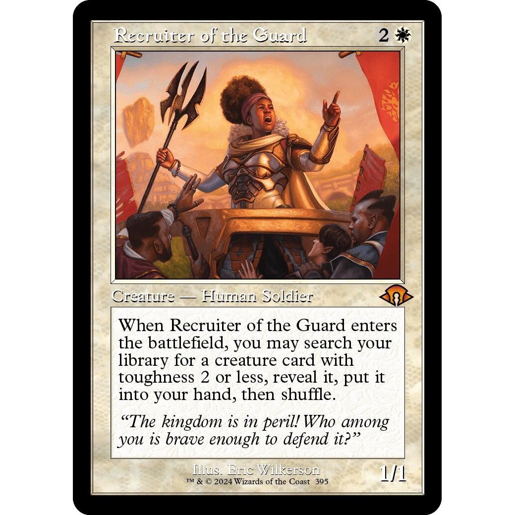 Image for Recruiter of the Guard (Retro Frame) (395) (MH3) - Magic: The Gathering