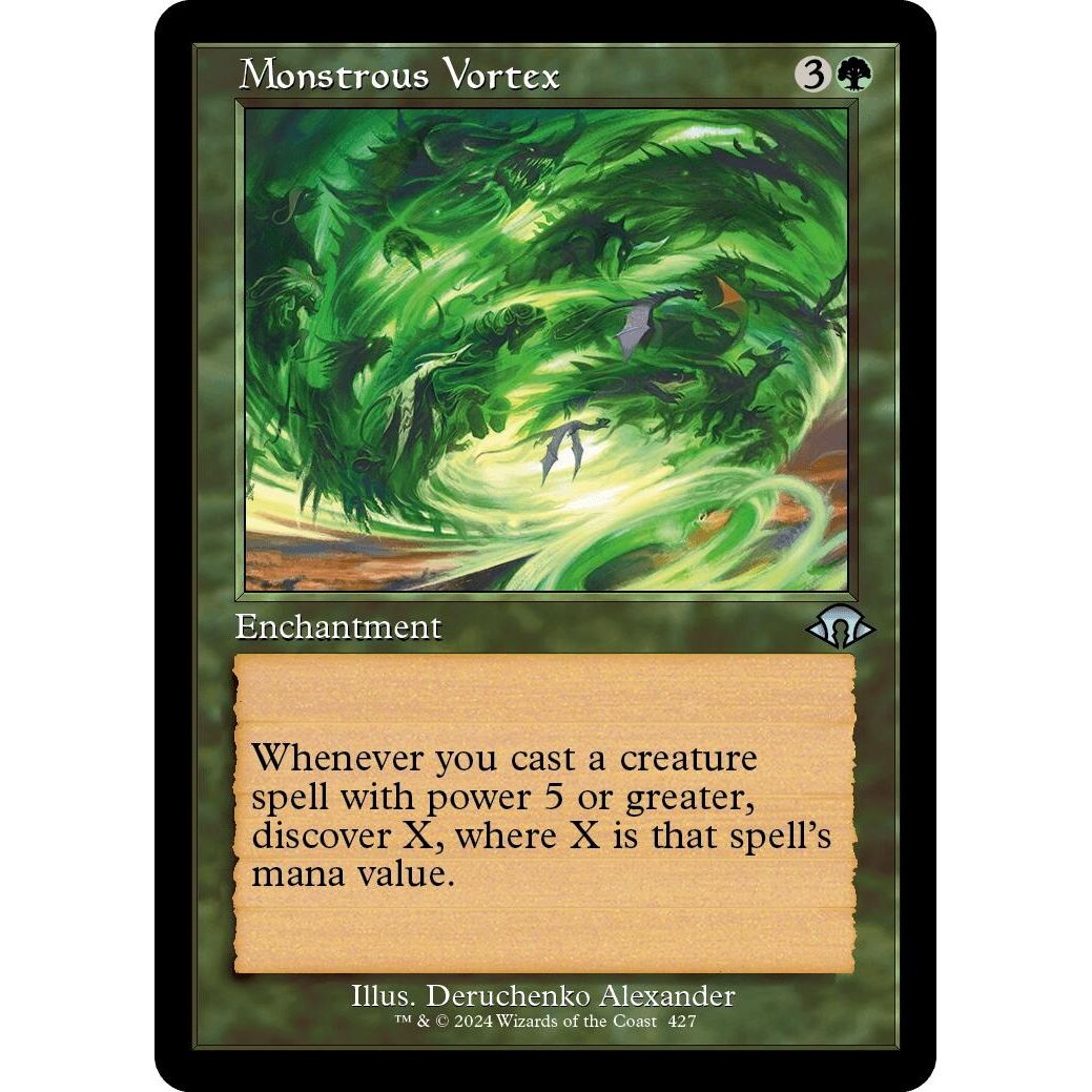 Image for Monstrous Vortex (Retro Frame) (427) (MH3) - Magic: The Gathering