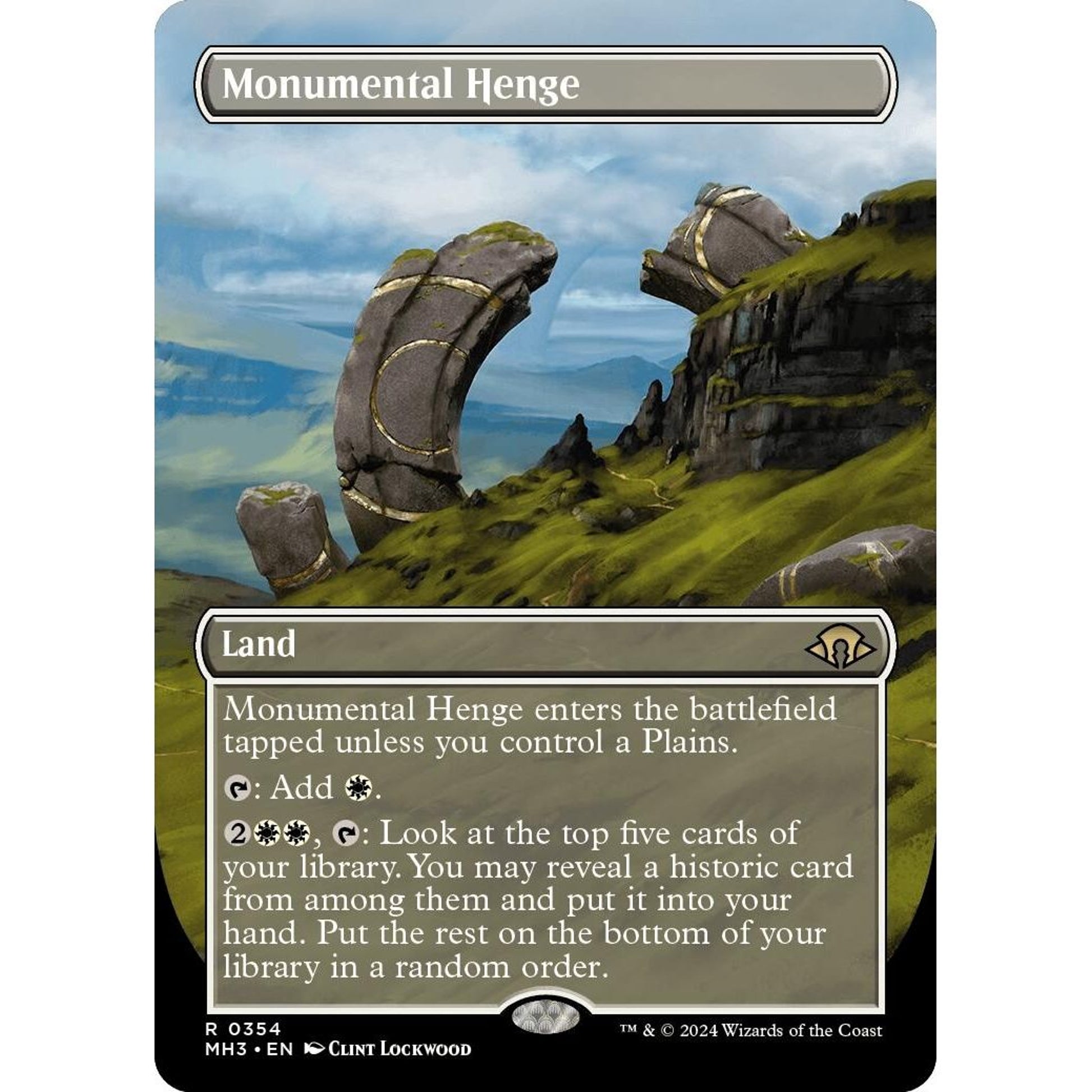 Image for Monumental Henge (Borderless) (354) (MH3) - Magic: The Gathering