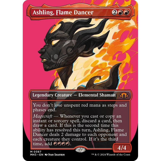 Image for Ashling, Flame Dancer (Borderless) (367) (MH3) - Magic: The Gathering