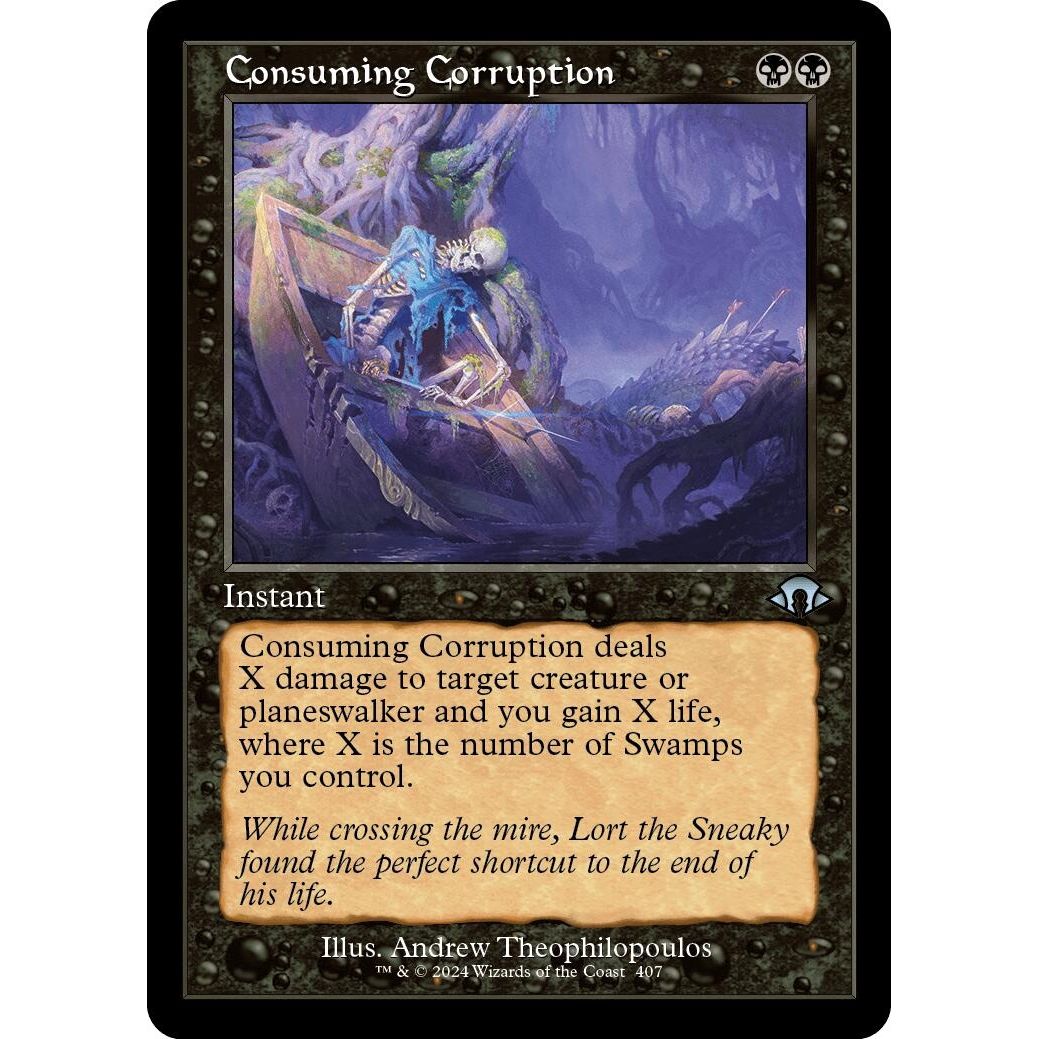 Image for Consuming Corruption (Retro Frame) (407) (MH3) - Magic: The Gathering