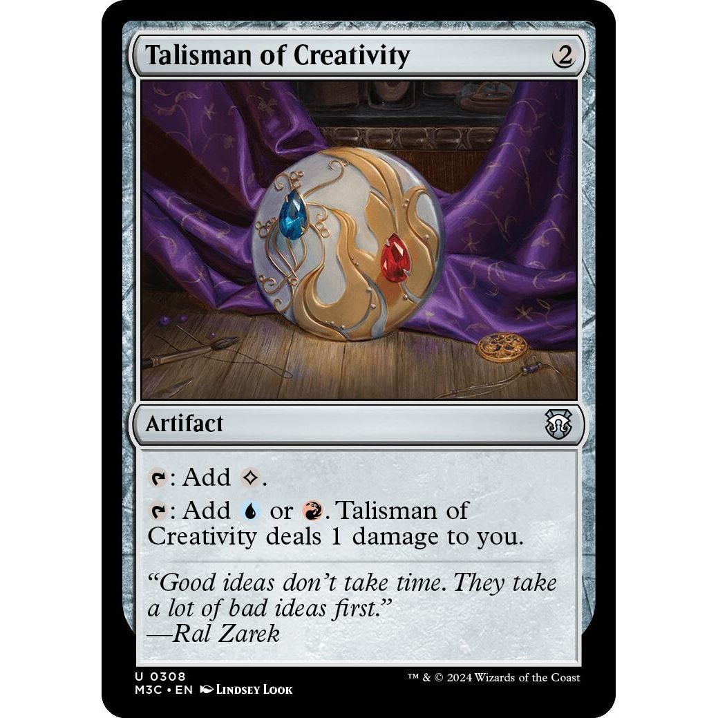 Image for Talisman of Creativity (308) (M3C) - Magic: The Gathering