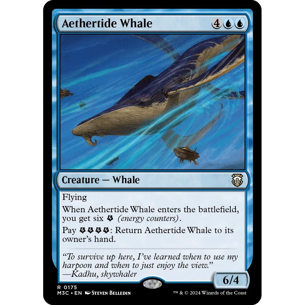 Image for Aethertide Whale (175) (M3C) - Magic: The Gathering