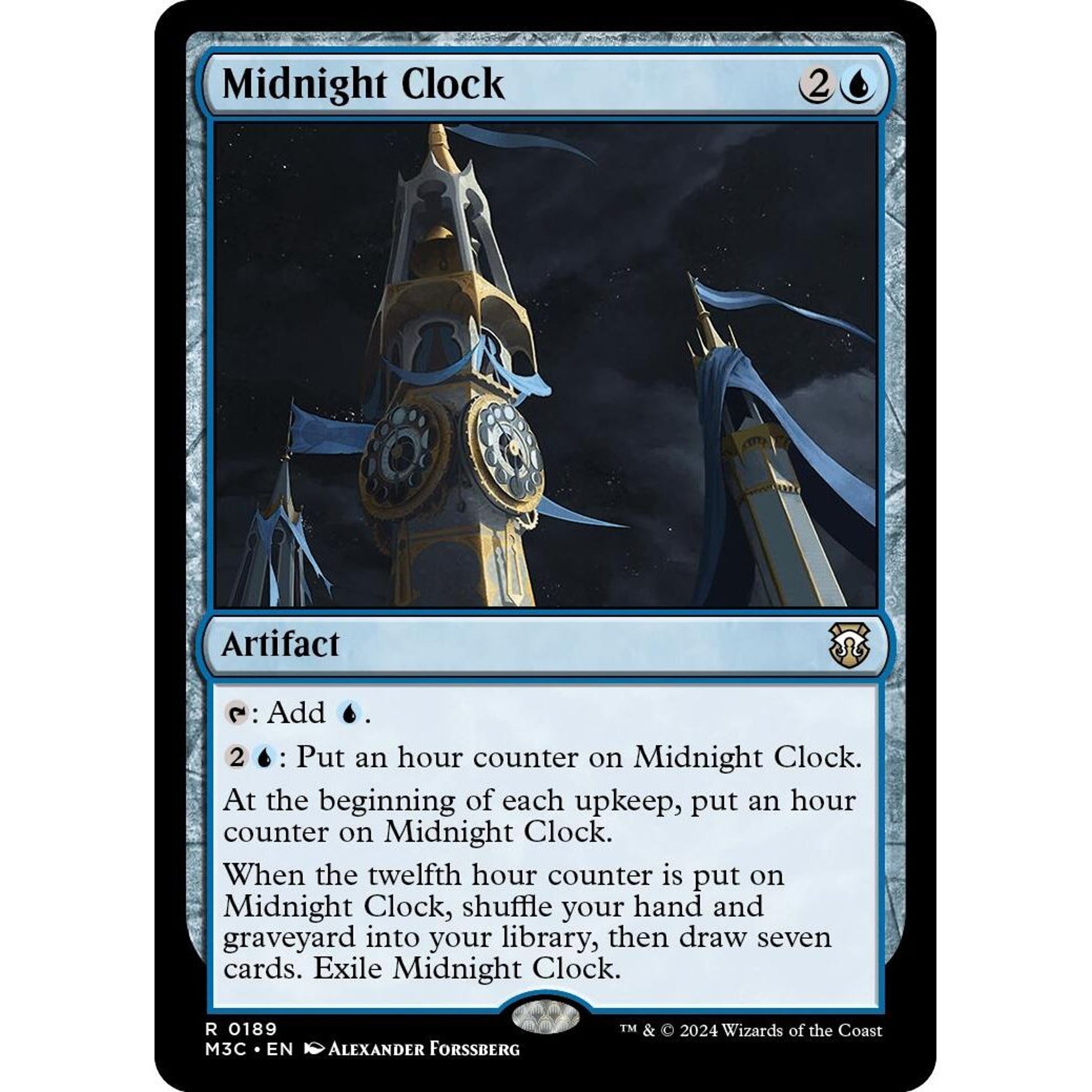 Image for Midnight Clock (189) (M3C) - Magic: The Gathering