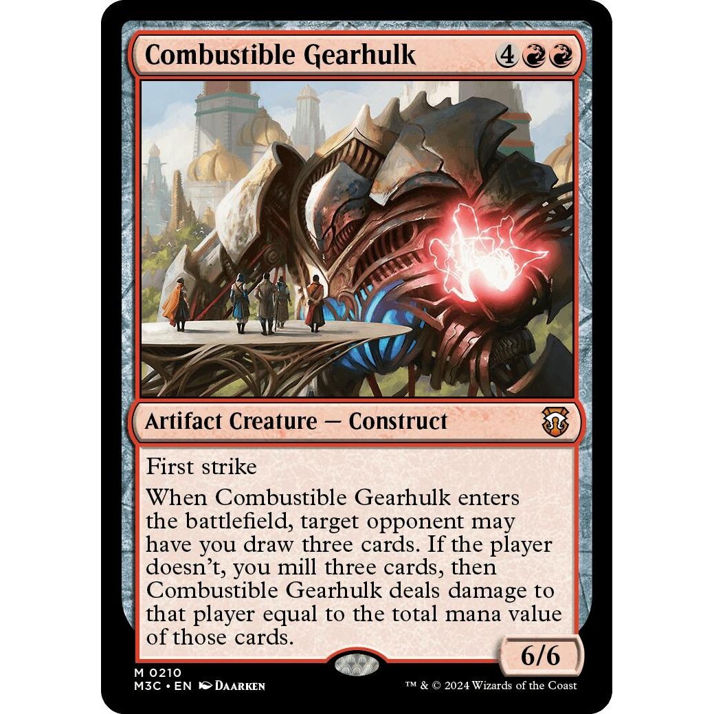 Image for Combustible Gearhulk (210) (M3C) - Magic: The Gathering