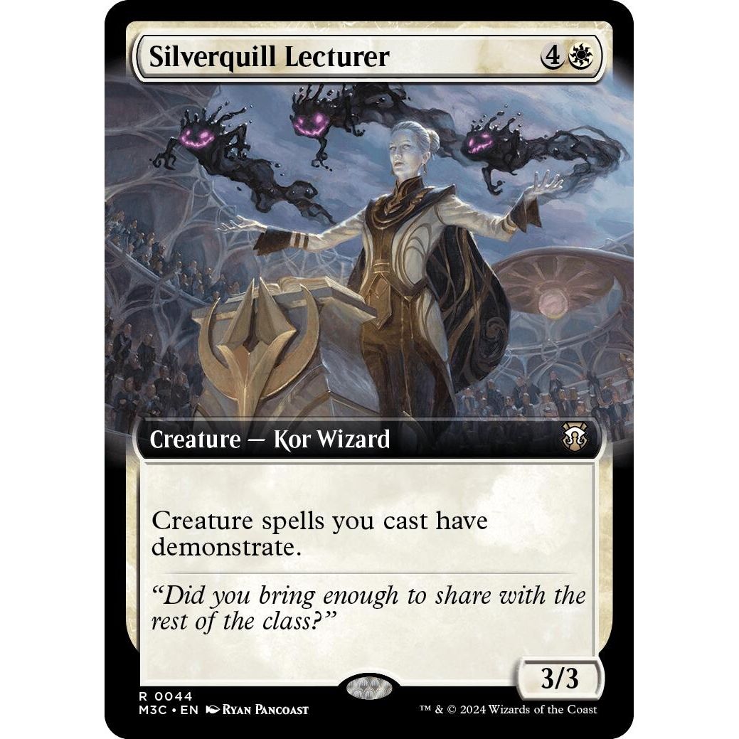 Image for Silverquill Lecturer (Extended Art) (44) (M3C) - Magic: The Gathering