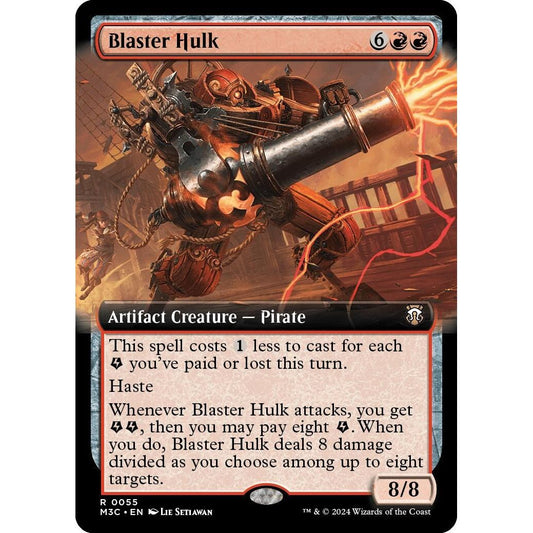Image for Blaster Hulk (Extended Art) (Ripple Foil) (55) (M3C) - Magic: The Gathering